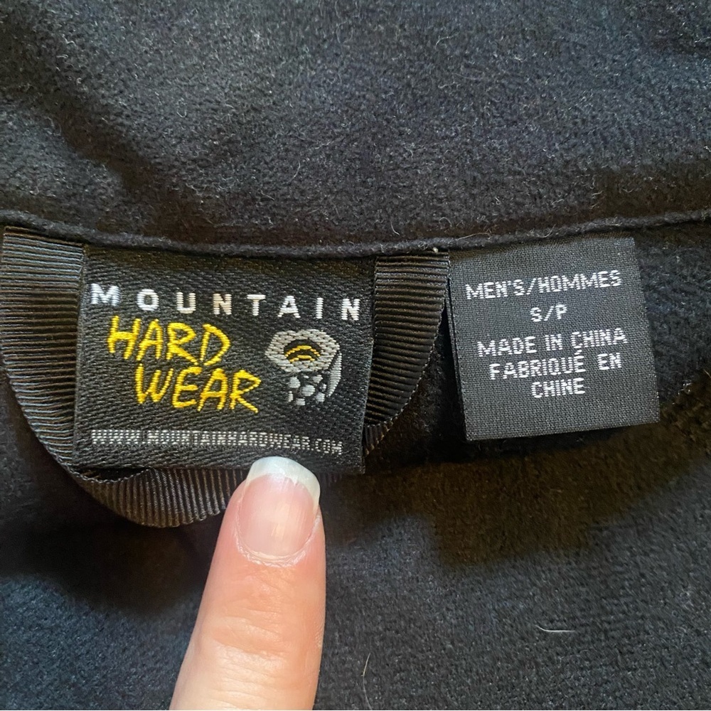 Mountain Hardwear Synchro Softshell Jacket Conduit Black Size Small Winter View 3